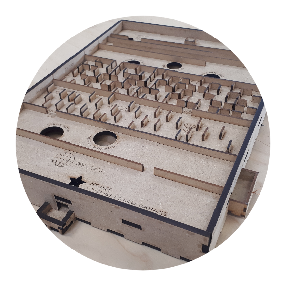 Labyrinthe à bille pour parler data