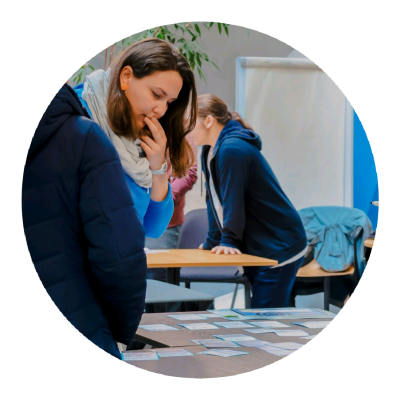 Atelier lors du Job connect aux capucins