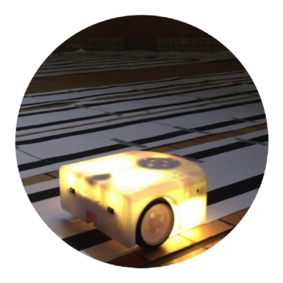 Lightpainting avec le robot Thymio